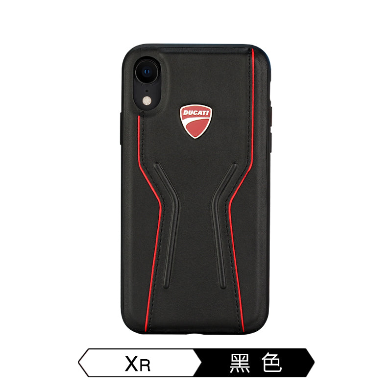 Ducati Superbike D6 Genuine Leather Hard Back Cover Case