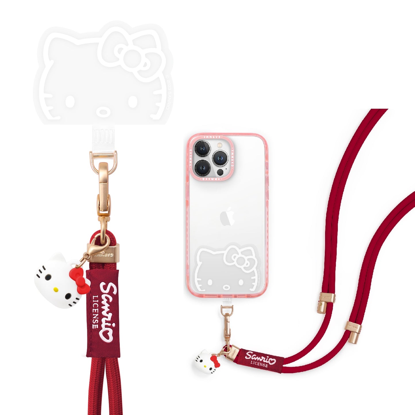 GARMMA Sanrio Doll Charm Phone Buckle Strap Adjustable Lanyard