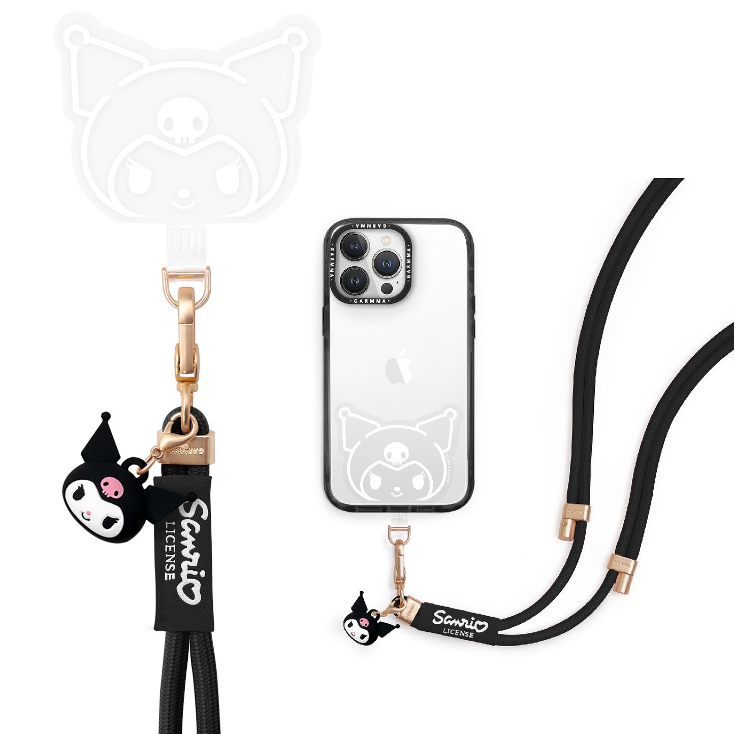 GARMMA Sanrio Doll Charm Phone Buckle Strap Adjustable Lanyard