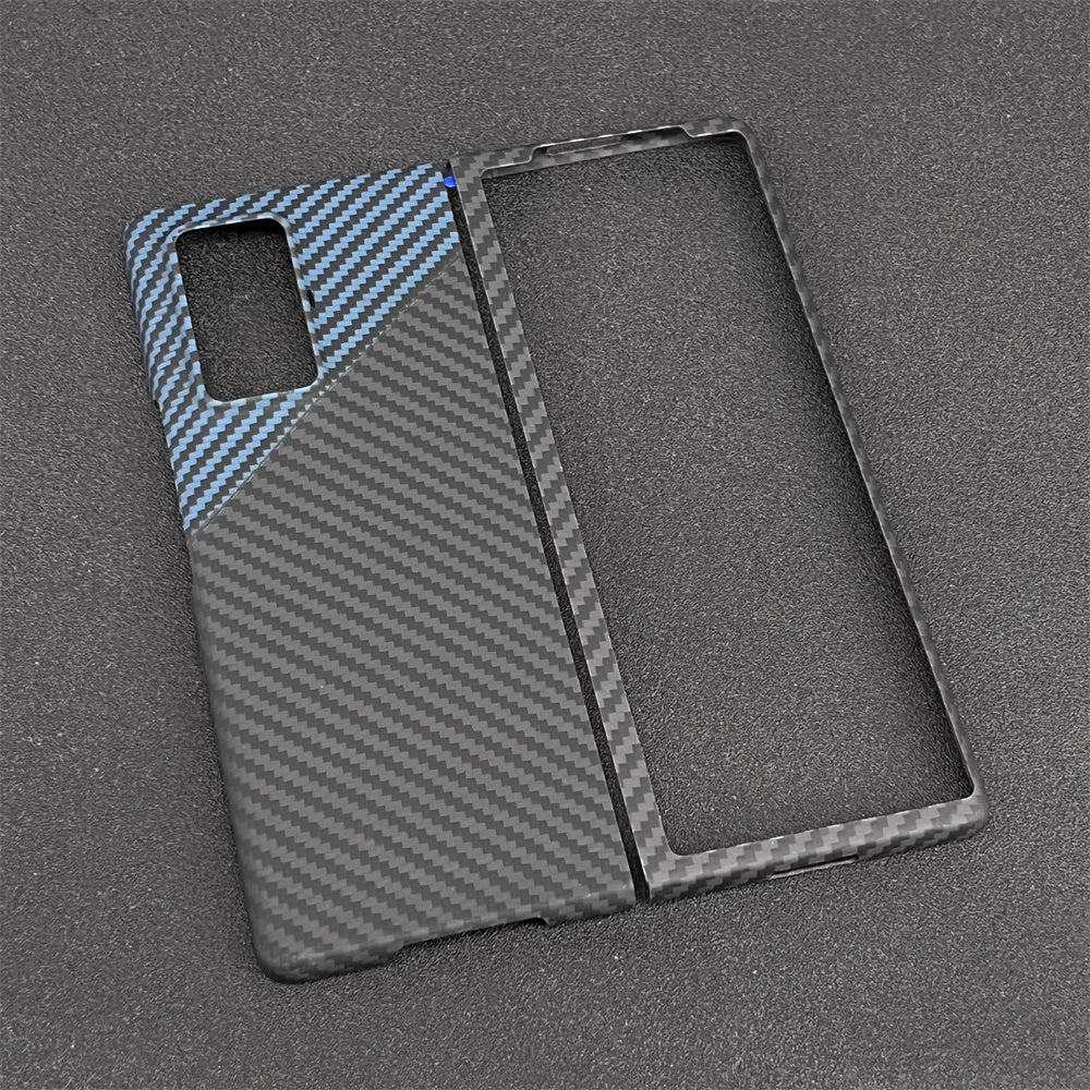 Oatsbasf Luxury Pure Carbon Fiber Case for Samsung Foldable Smartphones