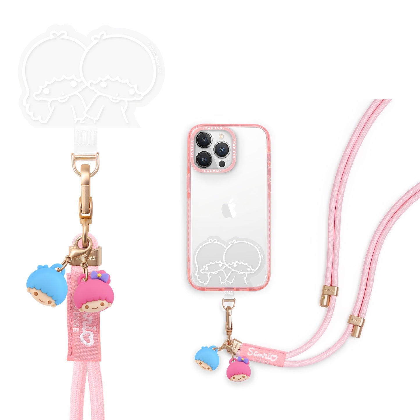 GARMMA Sanrio Doll Charm Phone Buckle Strap Adjustable Lanyard