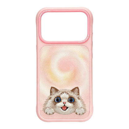 Nimmy Floppy Big Eyes Cute Pets MagSafe Embroidery Case Cover