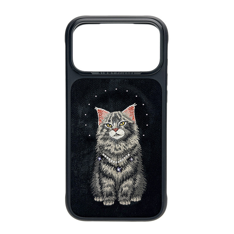 Nimmy Fashion Lucky Cute Pets MagSafe Embroidery Case Cover