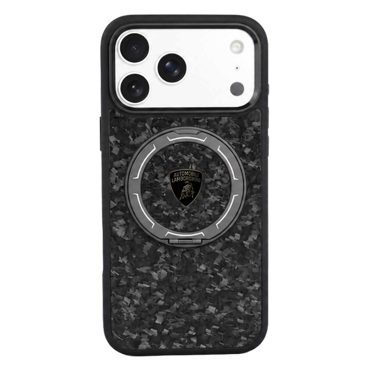 Lamborghini MagSafe 360° Stand Forged Carbon Fiber Phone Case