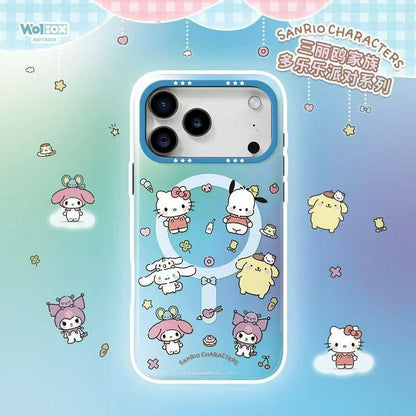 Sanrio Characters Duolele Party MagSafe All-inclusive Shockproof IMD Protective Case Cover