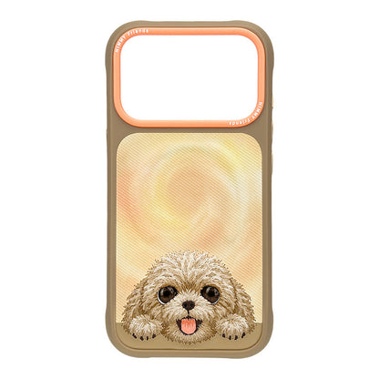 Nimmy Floppy Big Eyes Cute Pets MagSafe Embroidery Case Cover