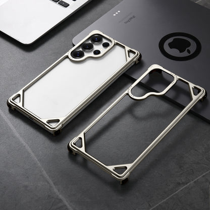 Oatsbasf Simple Shield Air Cushion Shockproof Aluminum Metal Bumper Case Cover