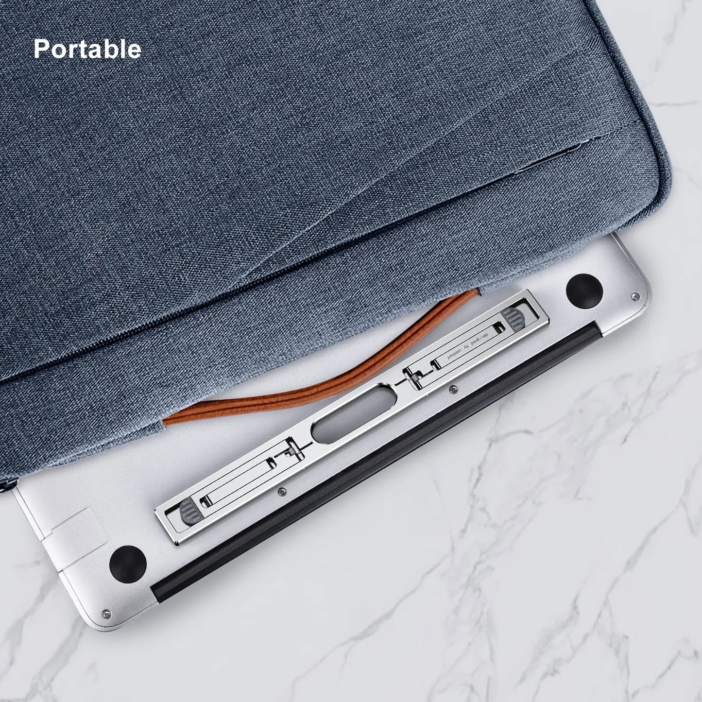 Oatsbasf Portable Laptop Stand Adjustable Tablet Riser Invisible Notebook Foldable Bracket