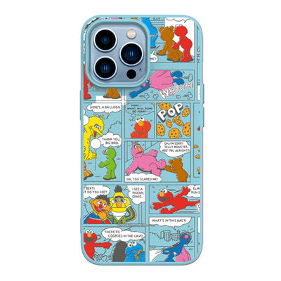 Sesame Street Liquid Silicone Soft Color Jelly Case Cover