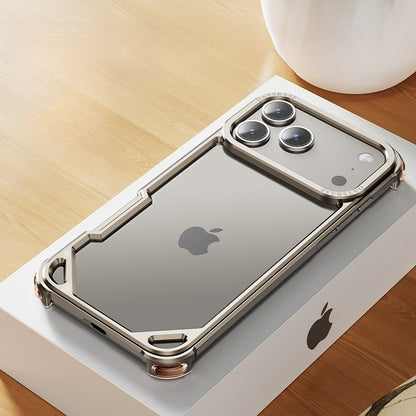 Oatsbasf Simple Shield Air Cushion Shockproof Aluminum Metal Bumper Case Cover