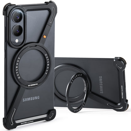 Oatsbasf Z MagSafe Pivot Ring Stand Air Cushion Metal Case Cover