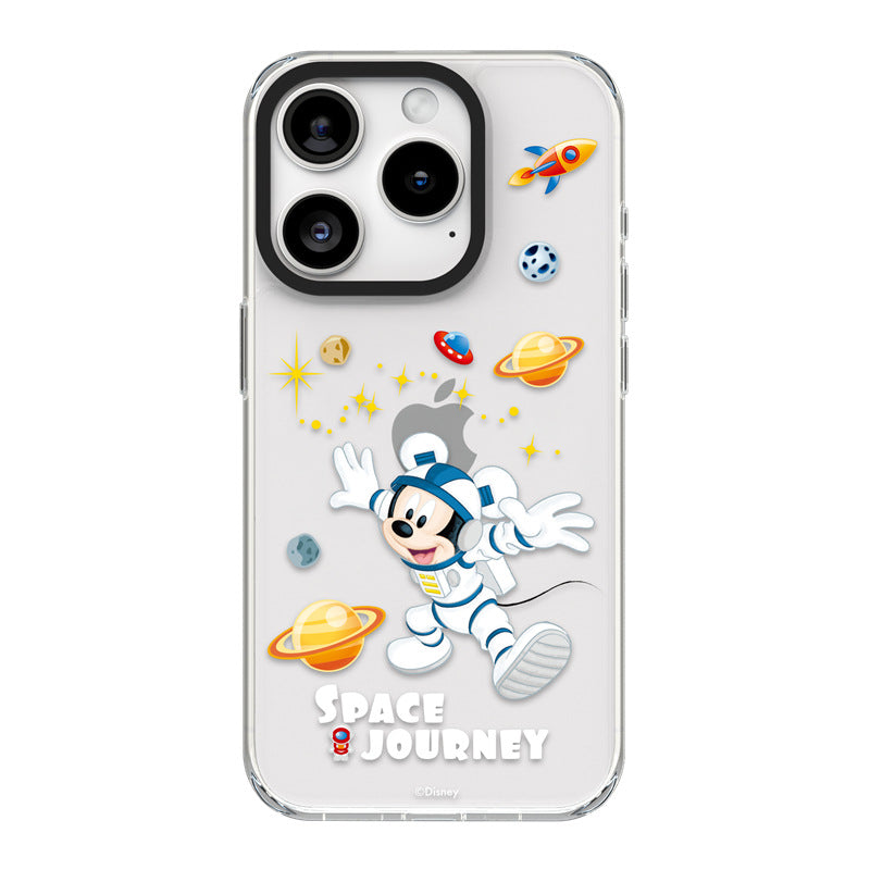 Disney Mickey and Friends Space Journey MagSafe Shockproof Transparent Case Cover