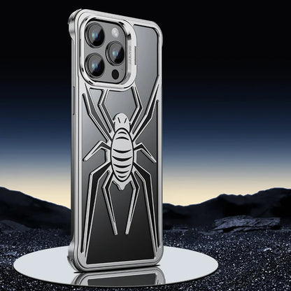 Armor King Spider Aluminum Alloy Lens Kickstand Shockproof Metal Case Cover