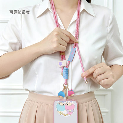 GARMMA Sanrio Characters Quipu Doll Charm Buckle Strap Crossbody Phone Lanyard