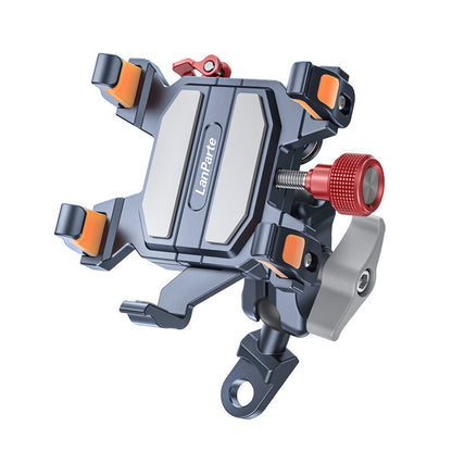 LanParte Aluminum Alloy Anti Vibration Universal Off-road Bracket Motorcycle Bike Handlebar Phone Holder Navigation Mount