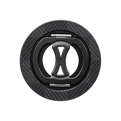 Armor King MagSafe Aramid Fiber + Aluminum Grip Stand Ring Holder