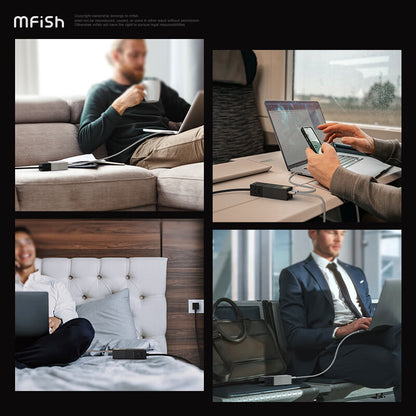 Mfish Electronic Mobile Power Station GaN 100W PD Fast Charger