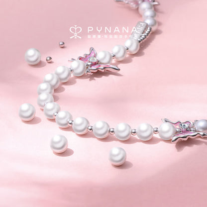 PYNANA Jewelry Aesthetics & Handcraft Multifunctional Chain Phone Charm Beads Strap Pearl Lanyard