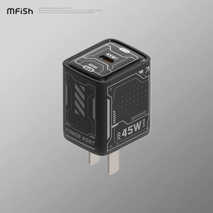 Mfish Electronic Rhino Power Port GaN 45W PD Fast Charger