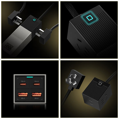 Mfish Electronic Mobile Power Station GaN 100W PD Fast Charger