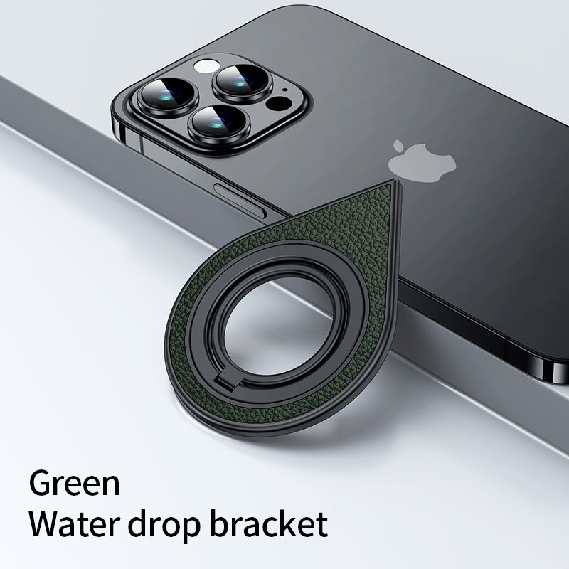 Armor King Waterdrop / Shield Double-sided Magnetic Phone Grip MagSafe Ring Stand