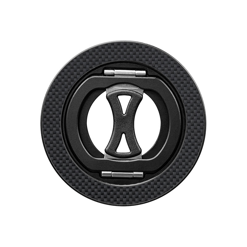 Armor King MagSafe Aramid Fiber + Aluminum Grip Stand Ring Holder