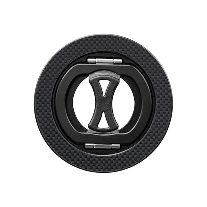 Armor King MagSafe Aramid Fiber + Aluminum Grip Stand Ring Holder