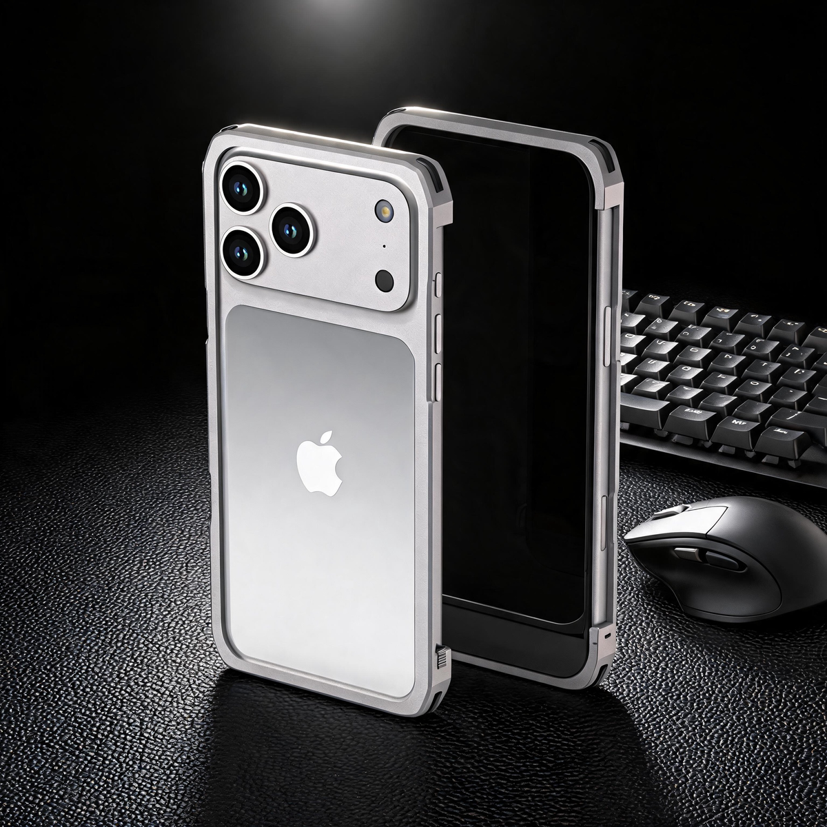 Luphie Slim Light Shockproof Snap-on Aluminum Metal Bumper Case Cover
