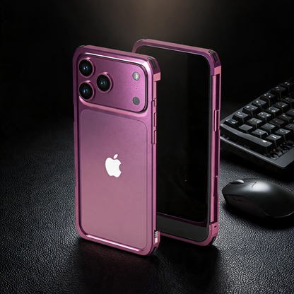 Luphie Slim Light Shockproof Snap-on Aluminum Metal Bumper Case Cover