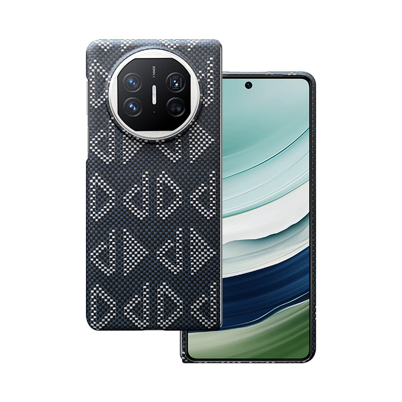 Armor King Geometric Impression Aramid Fiber MagSafe Non-Slip Slim Light Case Cover