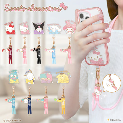 GARMMA Sanrio Characters Metal Charm Phone Buckle Strap Adjustable Lanyard