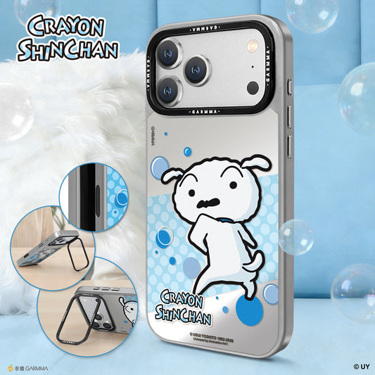 GARMMA Crayon Shin-chan MagSafe Mirror Back Lens Stand Case Cover