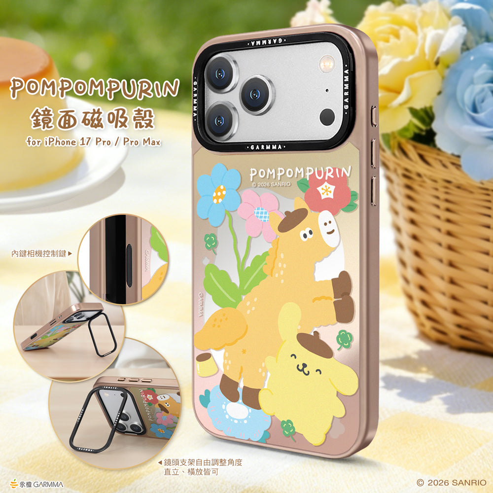 GARMMA Sanrio Characters Year of the Horse MagSafe Mirror Back Lens Stand Case Cover