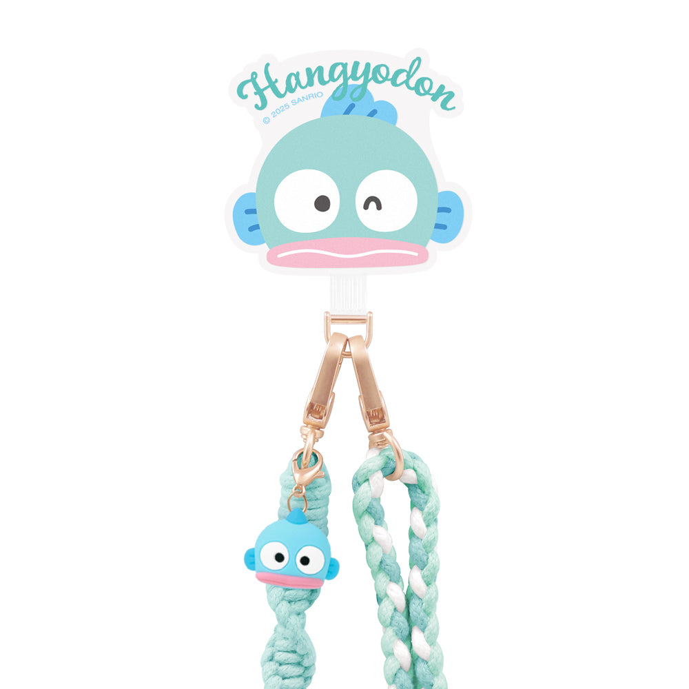 GARMMA Sanrio Characters Doll Charm Phone Buckle Strap Anti-lost Braided Adjustable Lanyard
