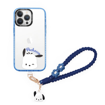 GARMMA Sanrio Characters Doll Charm Buckle Strap Anti-lost Braided Adjustable Phone Lanyard