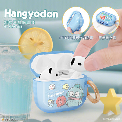 GARMMA Sanrio Characters Apple AirPods 4 / Pro 3 Charging Case Cover with Metal Hook