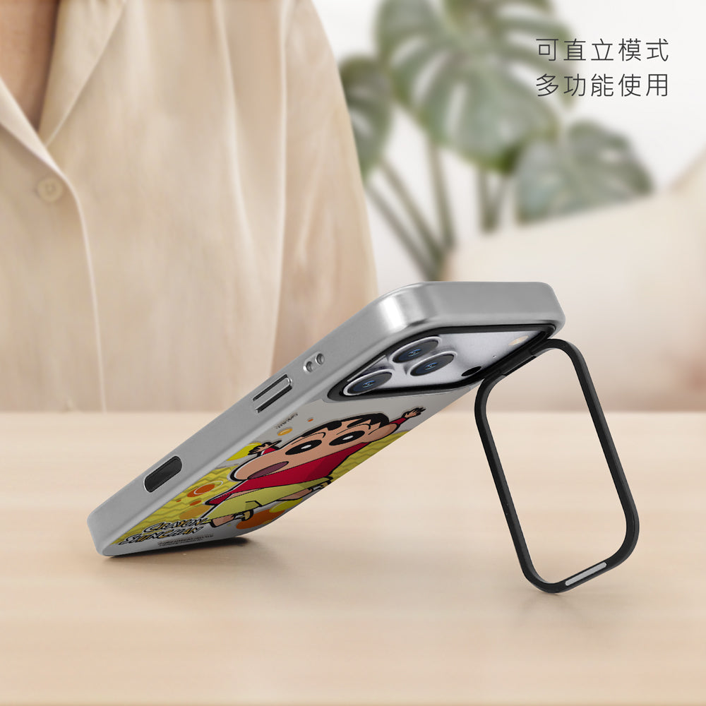 GARMMA Crayon Shin-chan MagSafe Mirror Back Lens Stand Case Cover