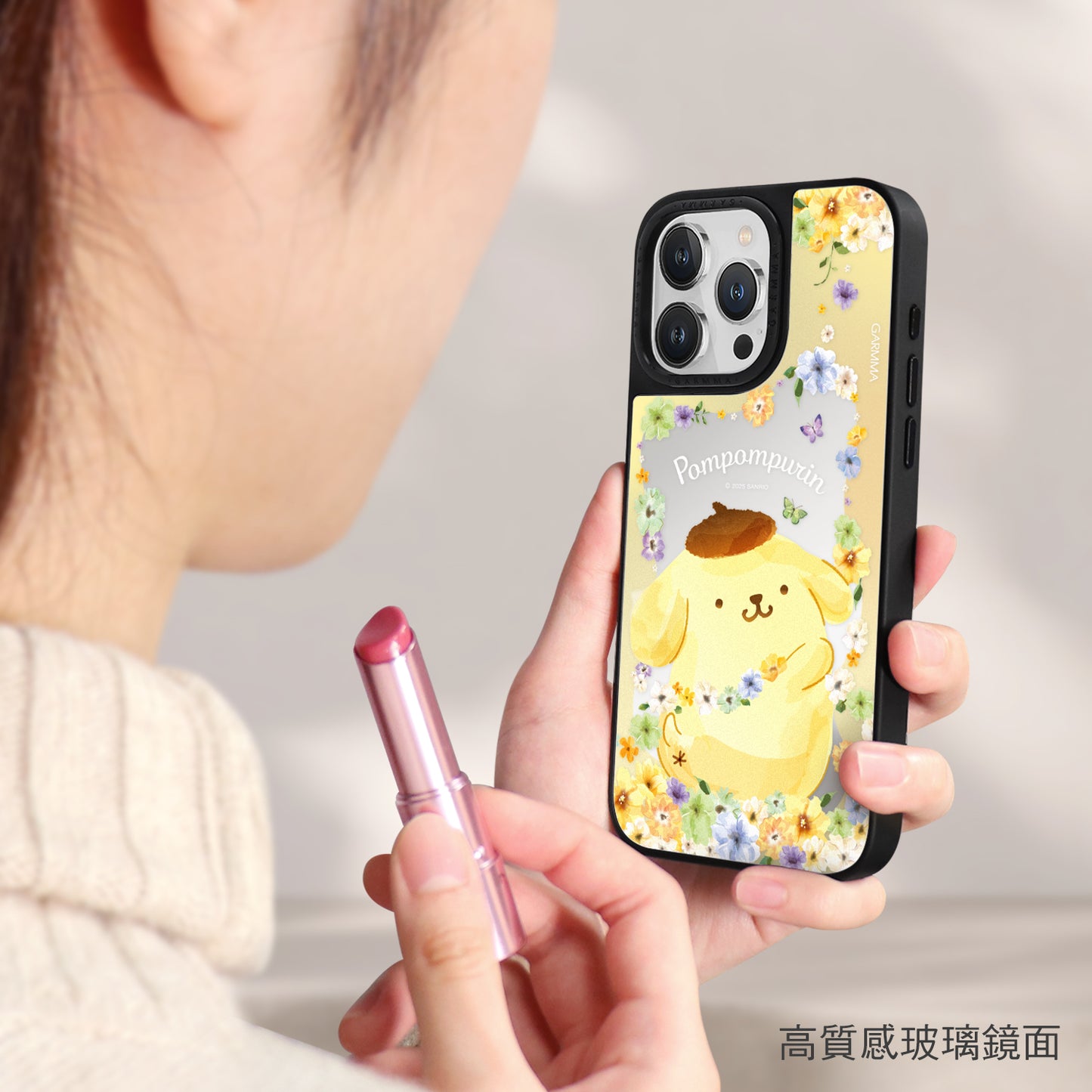 GARMMA Sanrio Characters MagSafe Reflective Mirror Case Cover