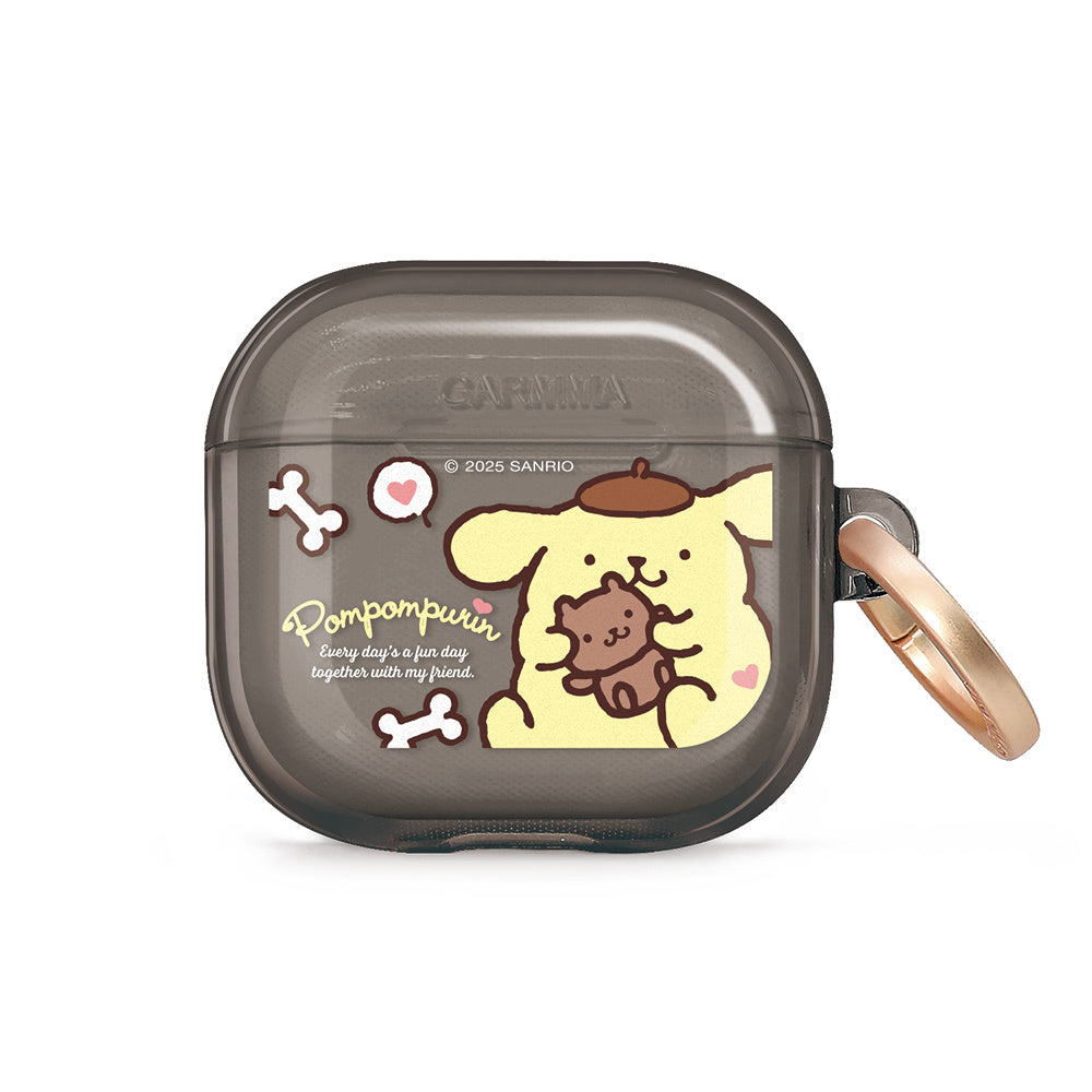 GARMMA Sanrio Characters Apple AirPods 4 / Pro 3 Charging Case Cover with Metal Hook