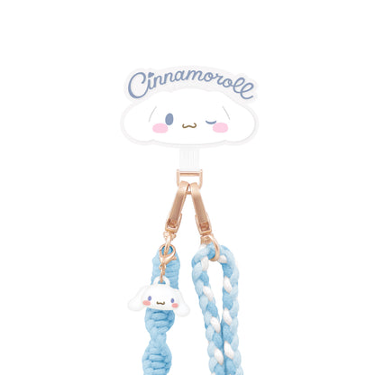 GARMMA Sanrio Characters Doll Charm Phone Buckle Strap Anti-lost Braided Adjustable Lanyard