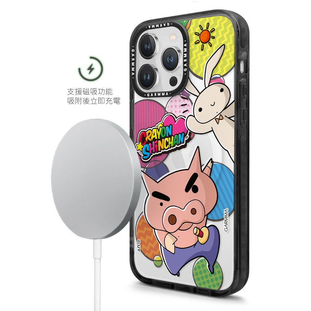 GARMMA Crayon Shin-chan MagSafe Premium Military Grade Drop Tested Impact Case Cover