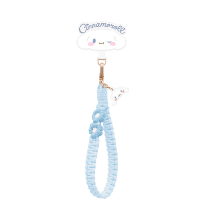 GARMMA Sanrio Characters Doll Charm Buckle Strap Anti-lost Braided Adjustable Phone Lanyard