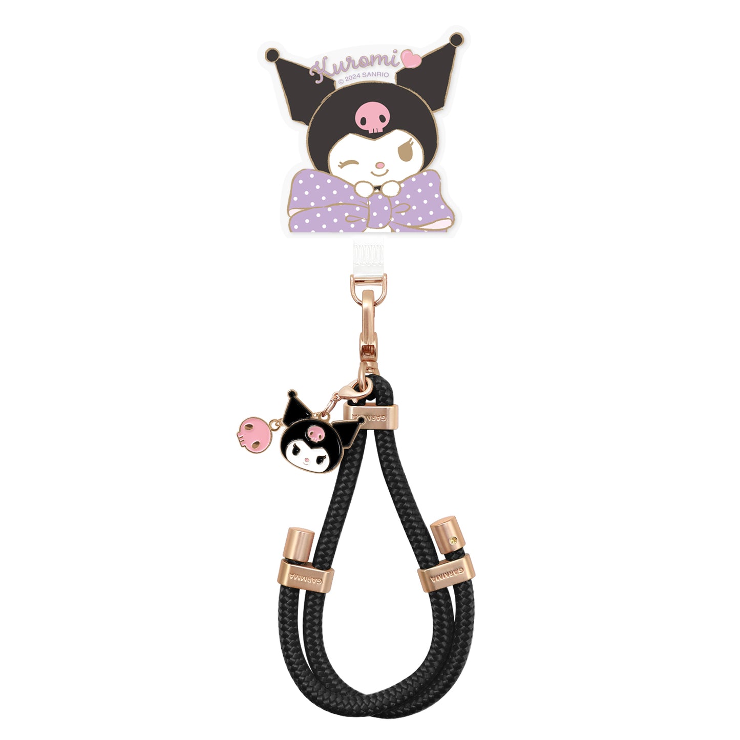 GARMMA Sanrio Characters Metal Charm Buckle Strap Adjustable Phone Lanyard