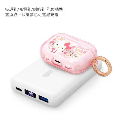 GARMMA Sanrio Characters Apple AirPods Pro 2/1 Charging Case Cover with Metal Hook