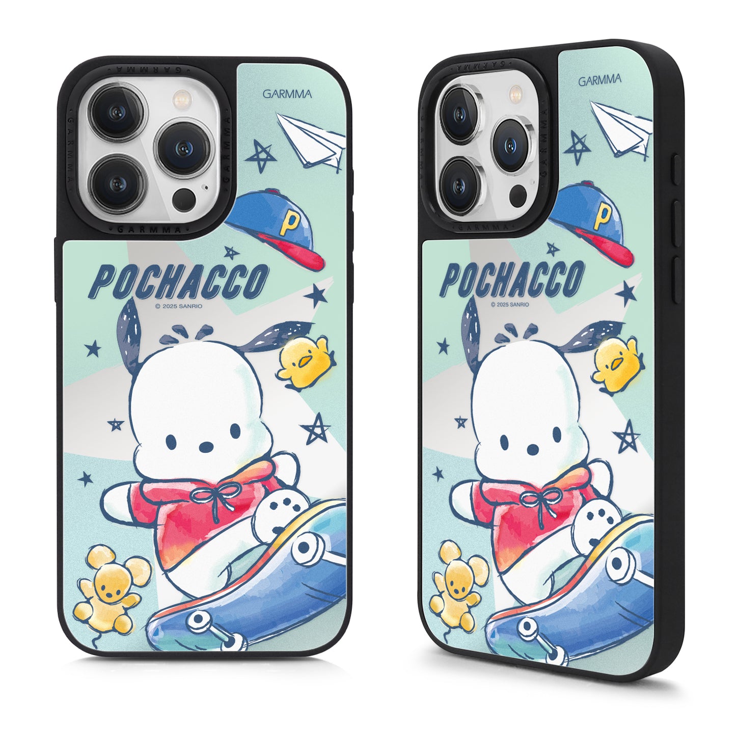 GARMMA Sanrio Characters MagSafe Reflective Mirror Case Cover
