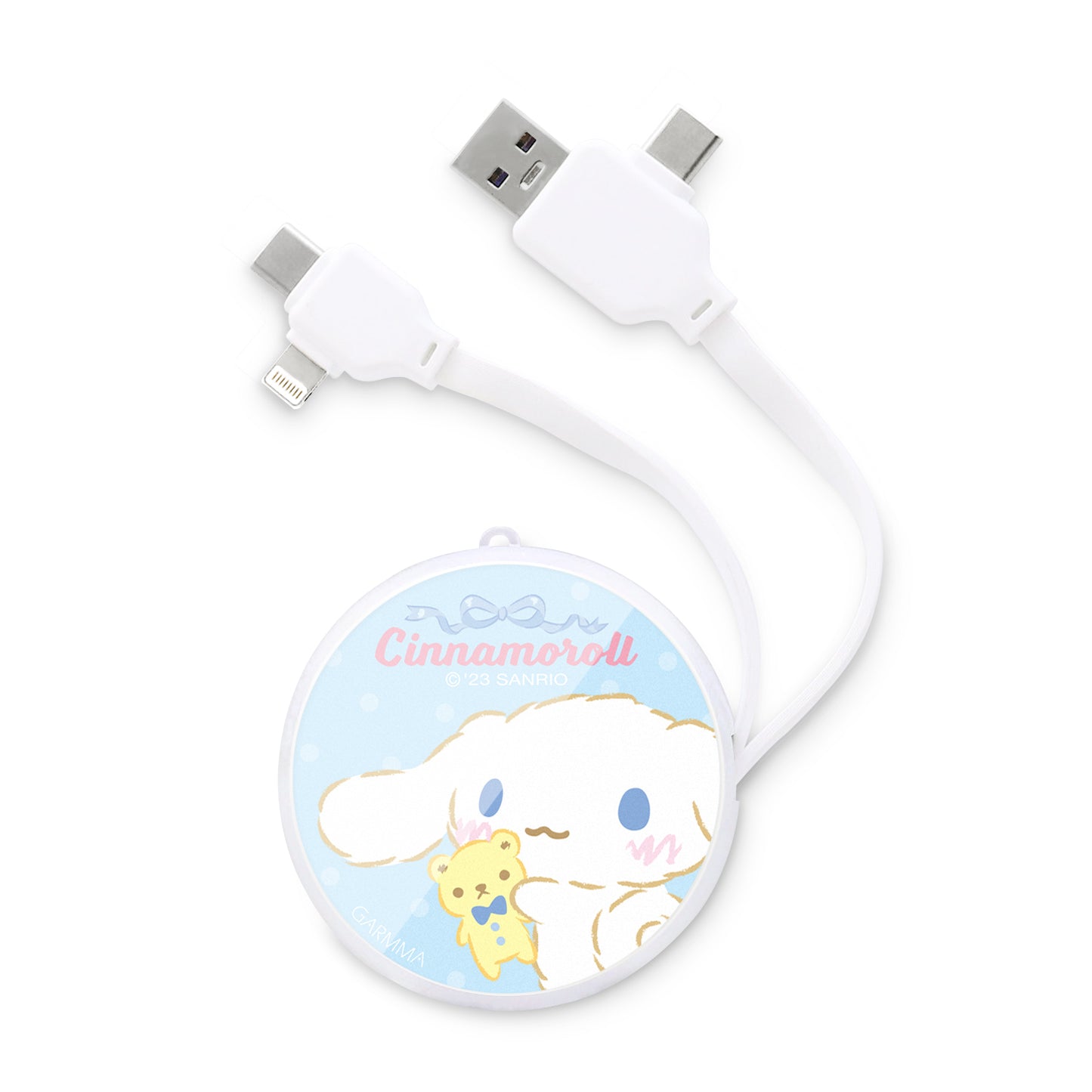 GARMMA Sanrio Characters PD Fast Charge Lightning+Type-C Extracted Extension Cable