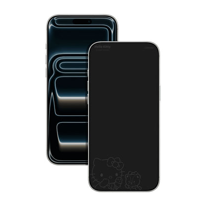 GARMMA Hello Kitty Low-Blue-Light Invisible Pattern Screen Off Print Tempered Glass Screen Protector