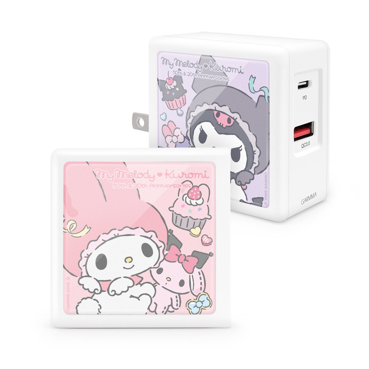 GARMMA Sanrio Characters Dual Ports GaN 65W PD Fast Charger