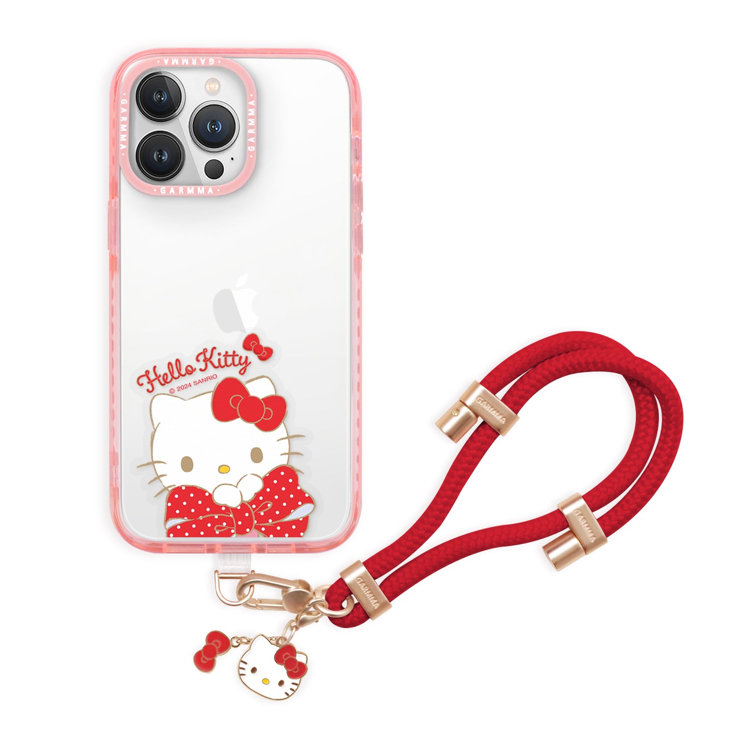 GARMMA Sanrio Characters Metal Charm Buckle Strap Adjustable Phone Lanyard