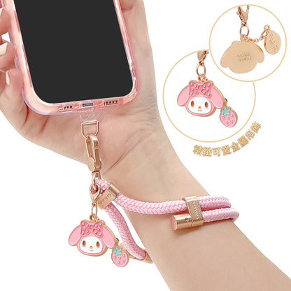 GARMMA Sanrio Characters Metal Charm Buckle Strap Adjustable Phone Lanyard